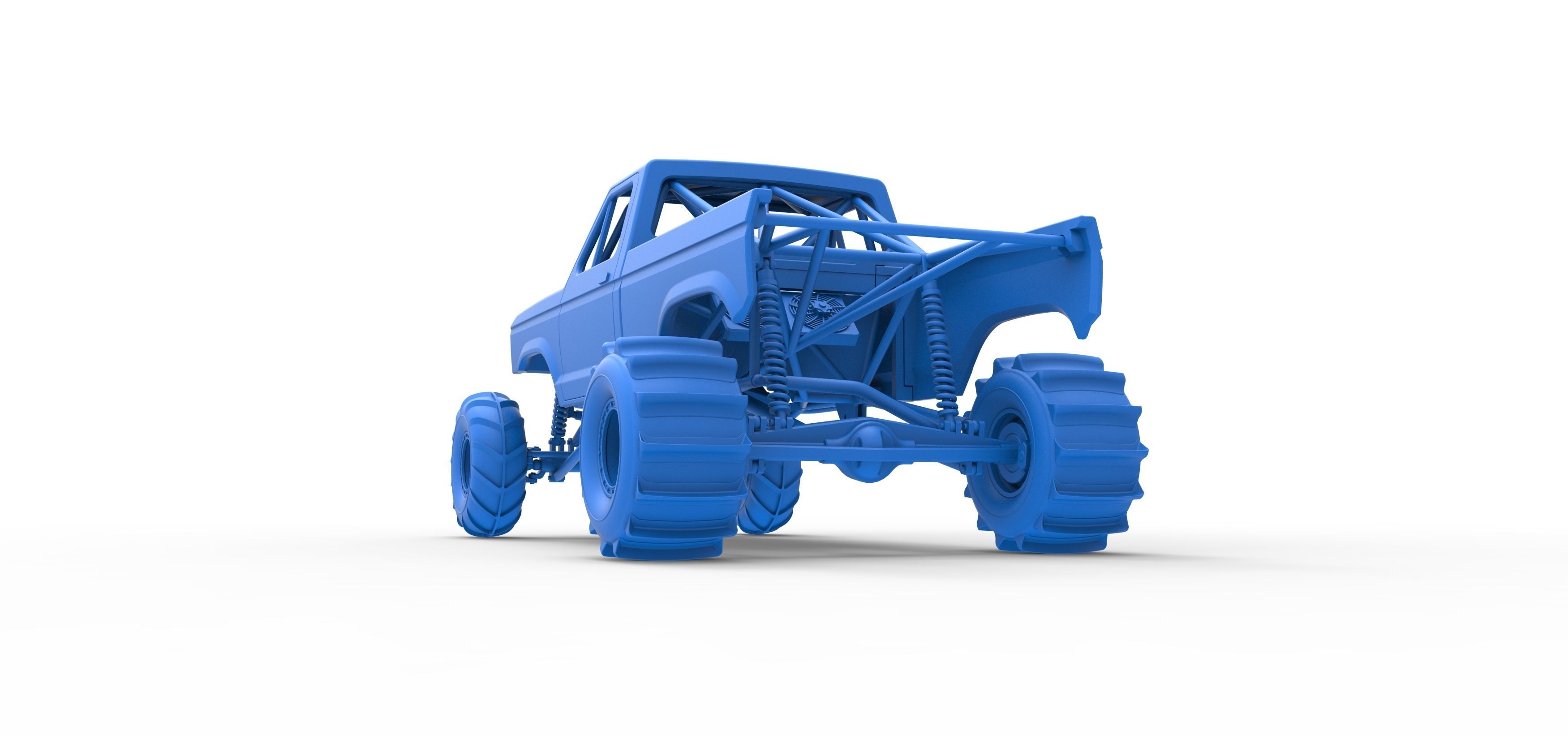Mud dragster Version 2 Scale 1 to 25 3D print model_32