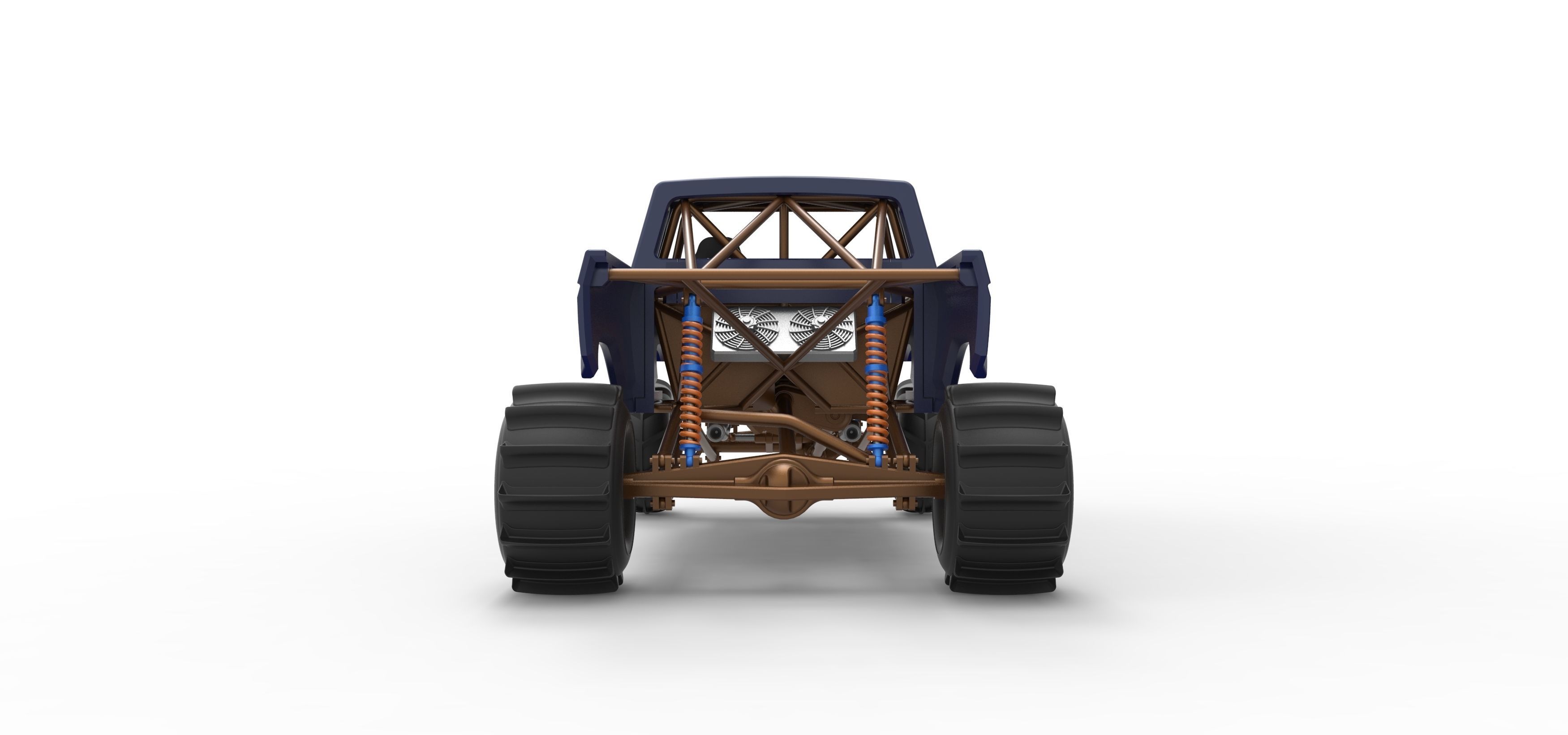 Mud dragster Version 2 Scale 1 to 25 3D print model_16