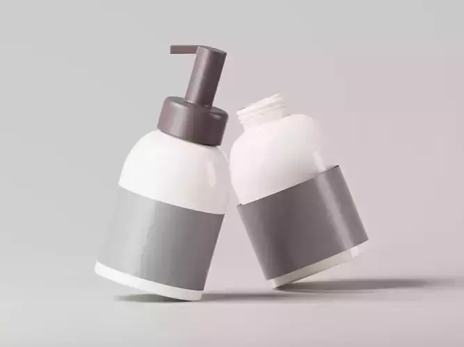 Pump Bottle 3D Model