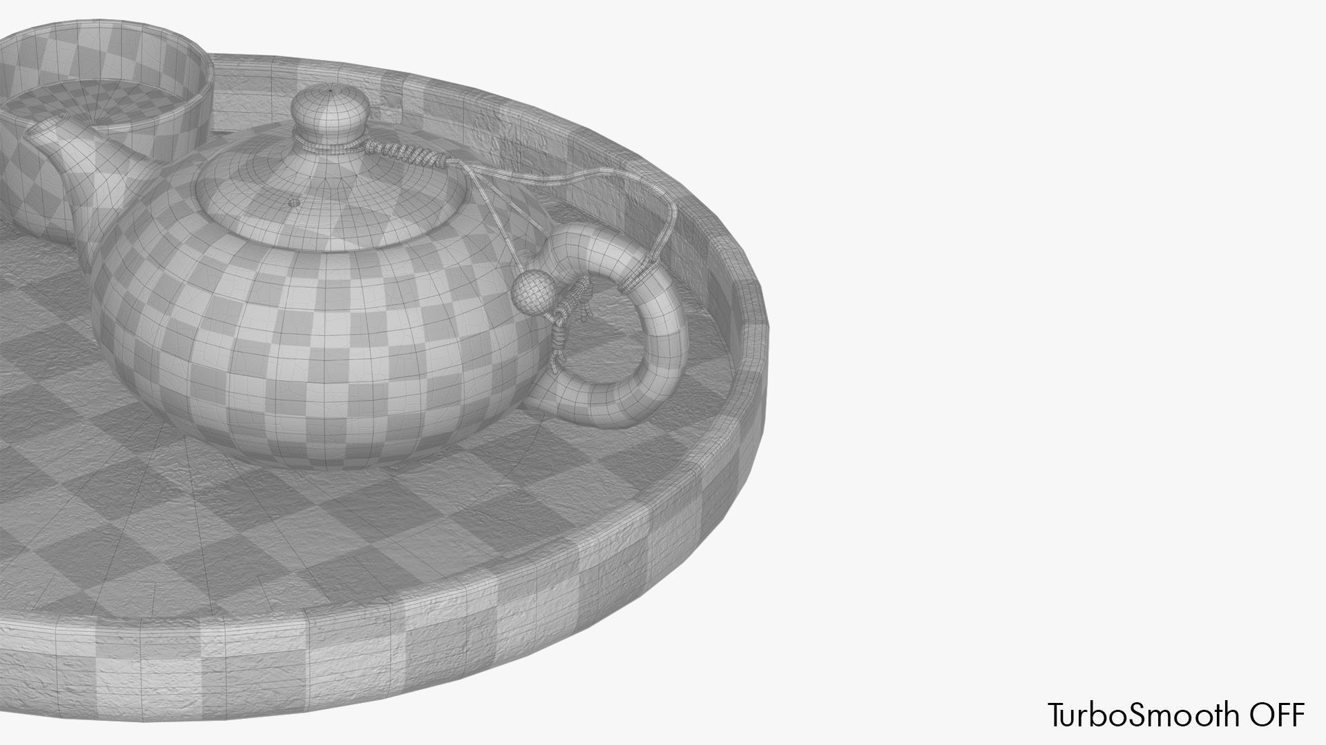 Japanese Tea Set 3D model_8