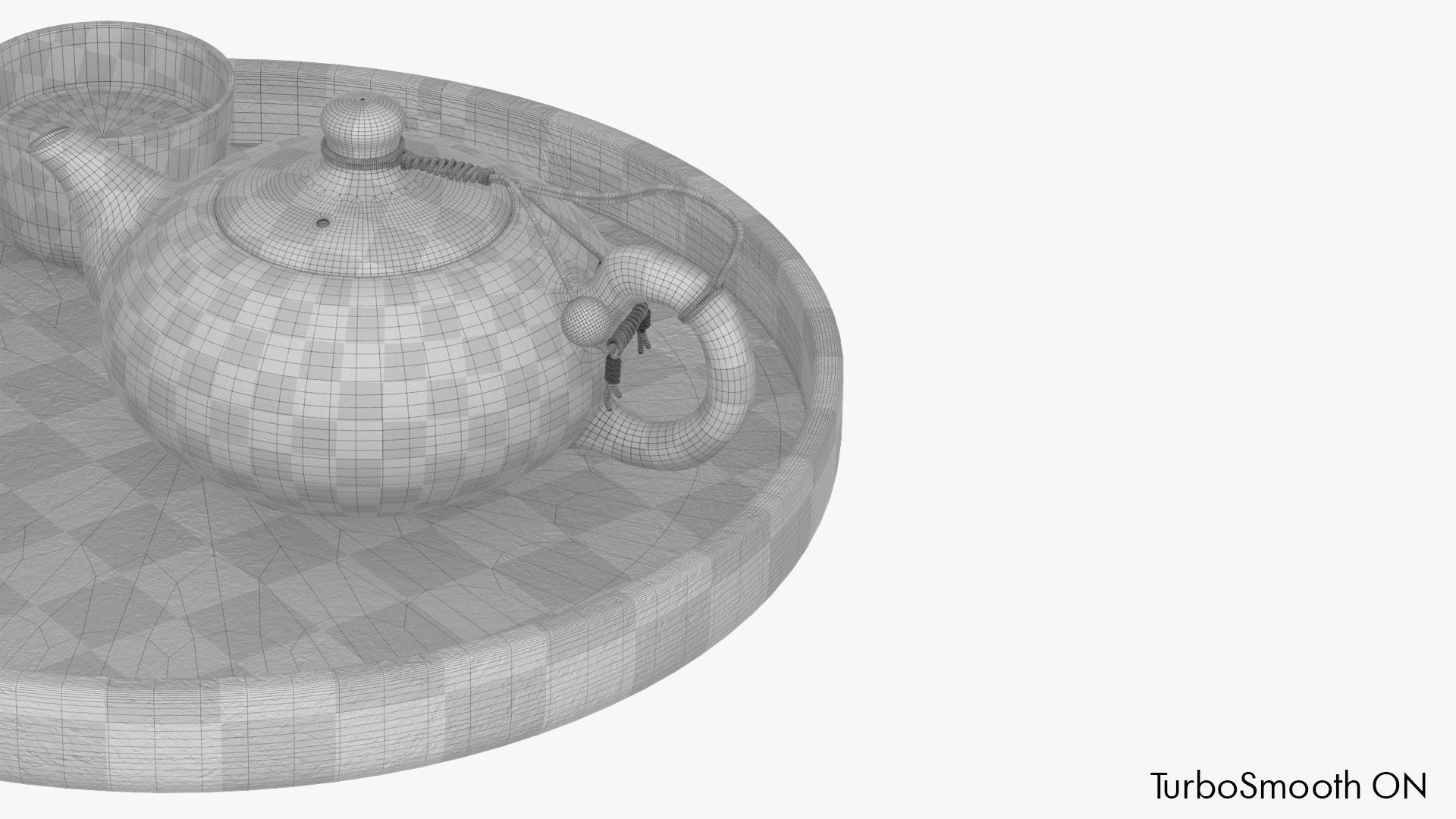 Japanese Tea Set 3D model_7