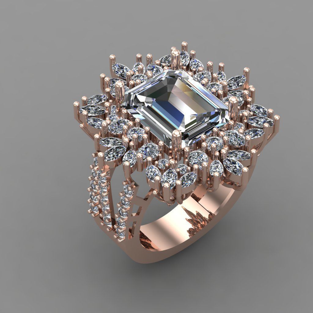 Women Wedding Ring 3d print 3D print model_4