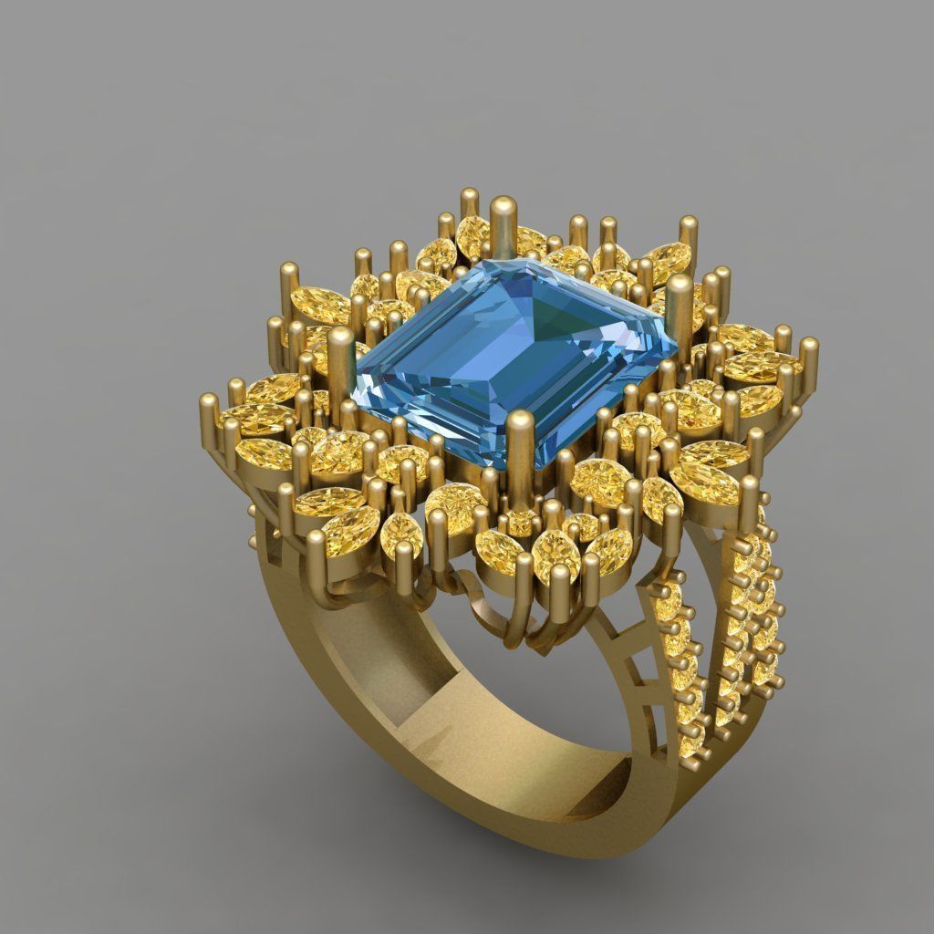 Women Wedding Ring 3d print 3D print model_6