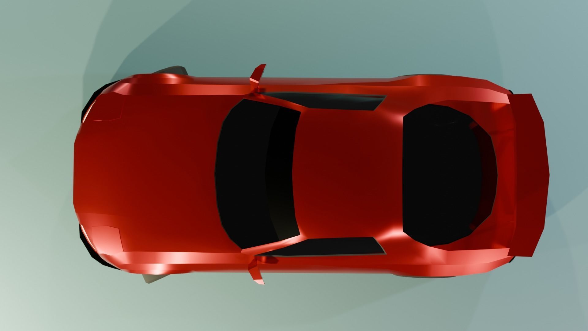 Low Poly Gameready Mazda RX-7 Low-poly 3D model_1