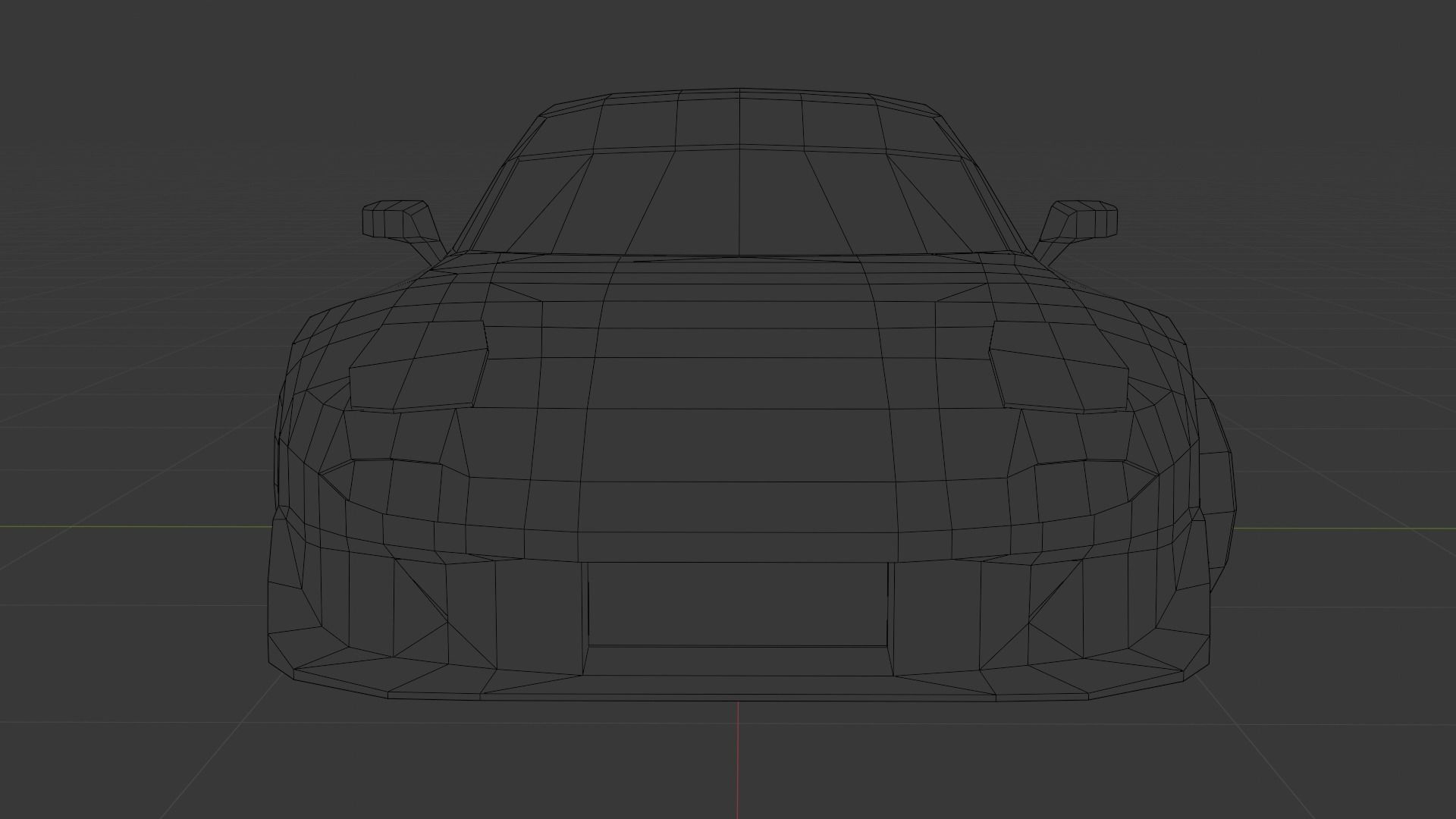 Low Poly Gameready Mazda RX-7 Low-poly 3D model_5