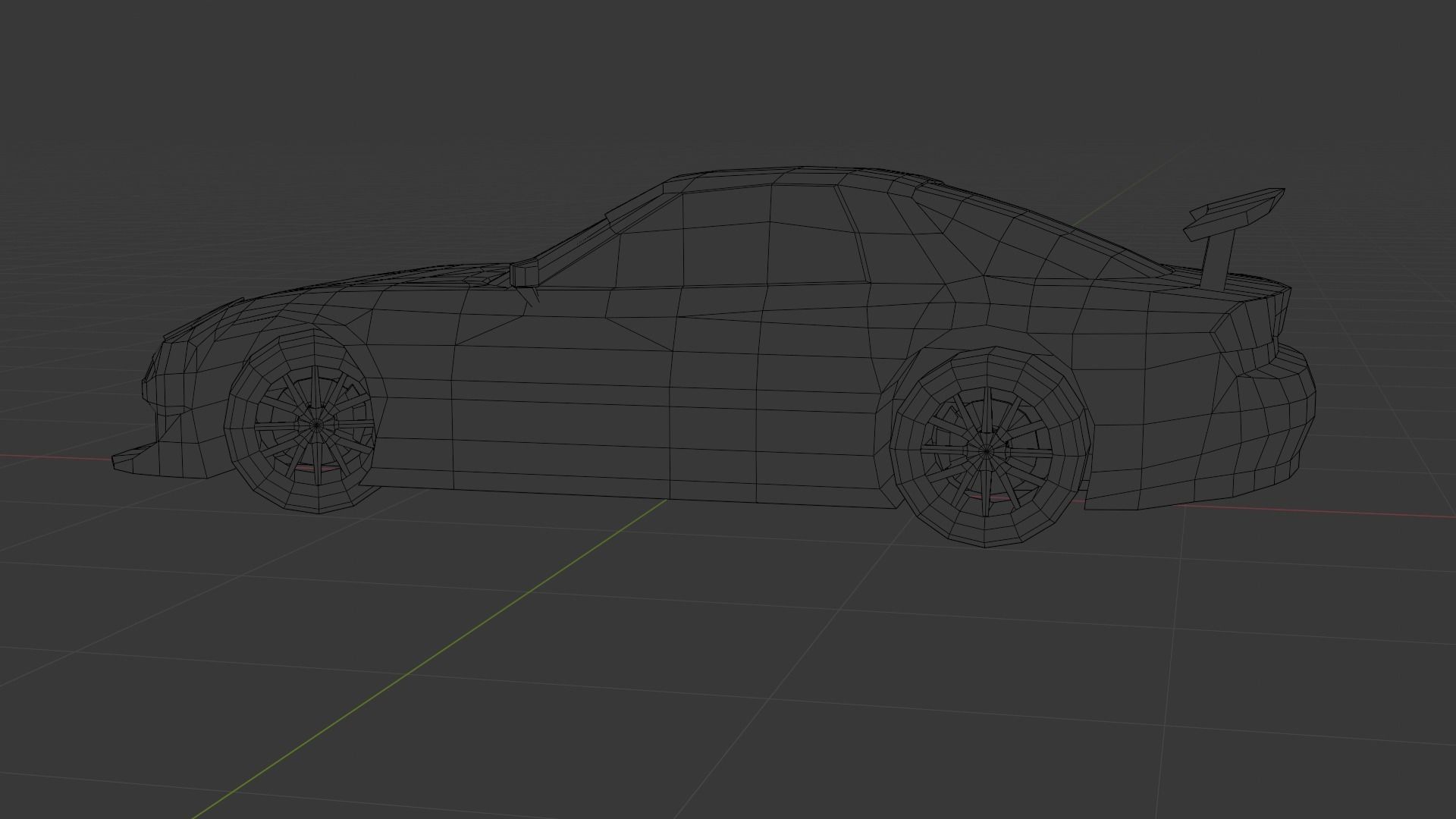 Low Poly Gameready Mazda RX-7 Low-poly 3D model_13