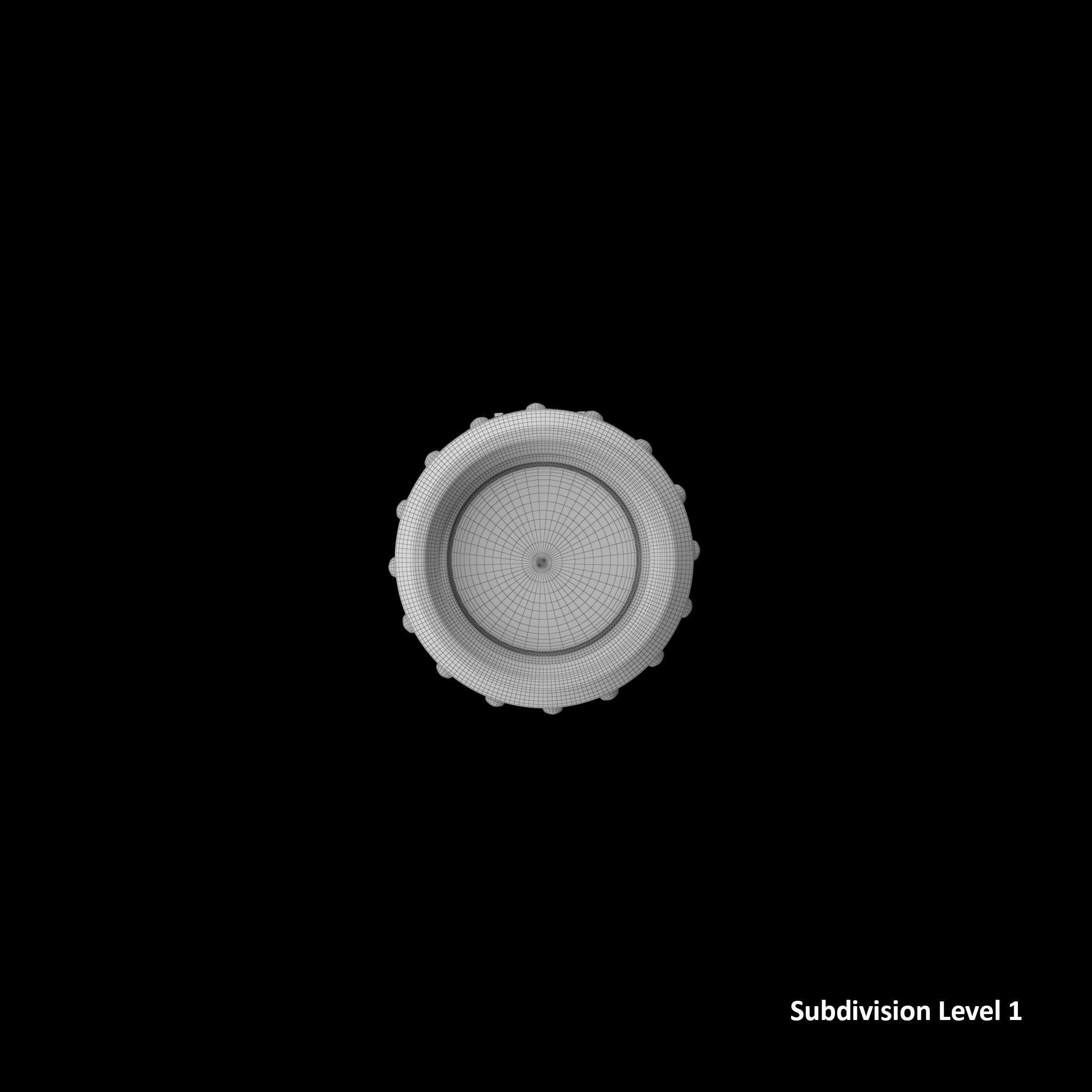 SO Heavy Duty flashlight Low-poly 3D model_15