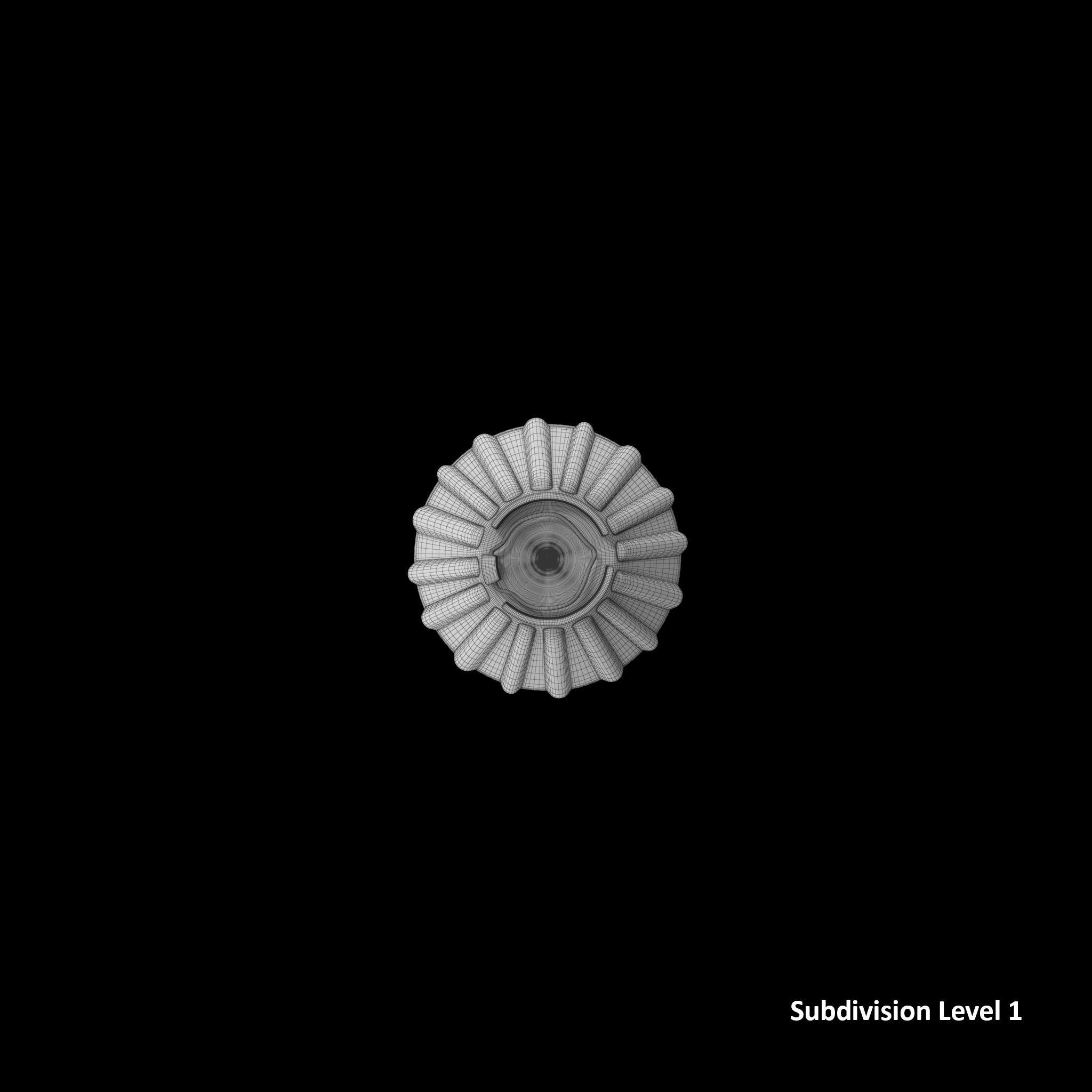 SO Heavy Duty flashlight Low-poly 3D model_19