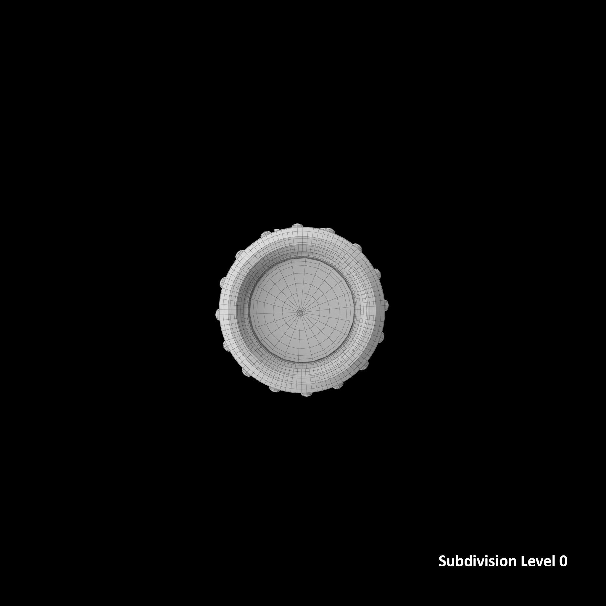 SO Heavy Duty flashlight Low-poly 3D model_14