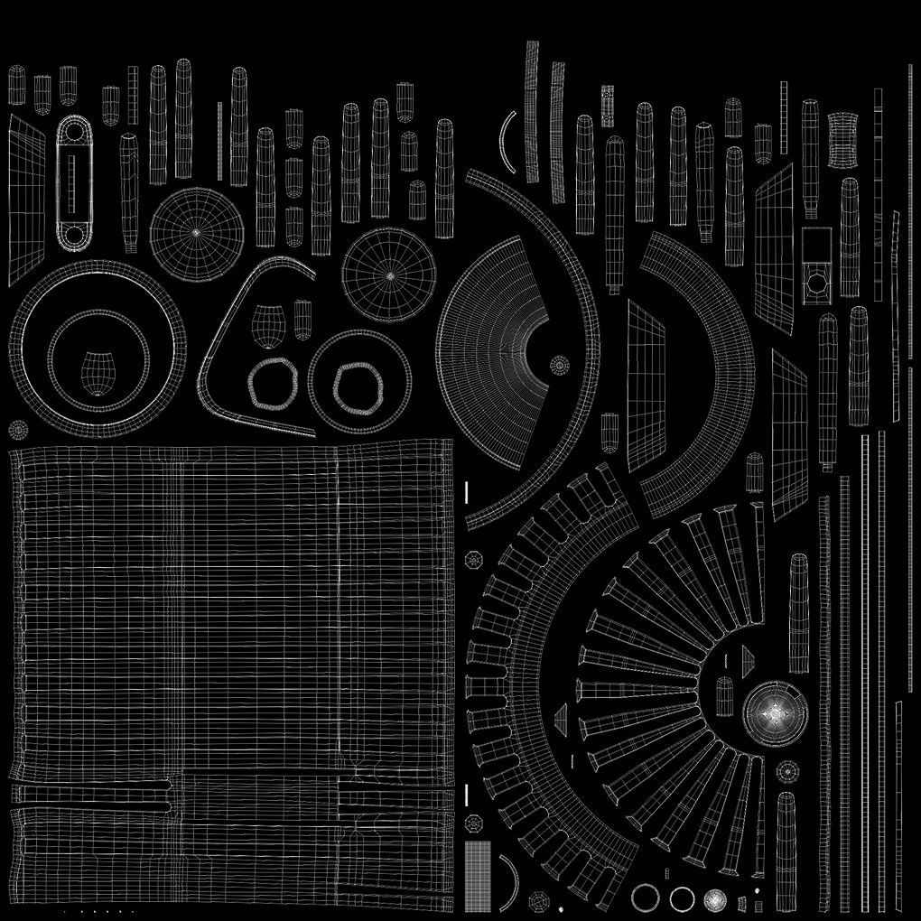 SO Heavy Duty flashlight Low-poly 3D model_31