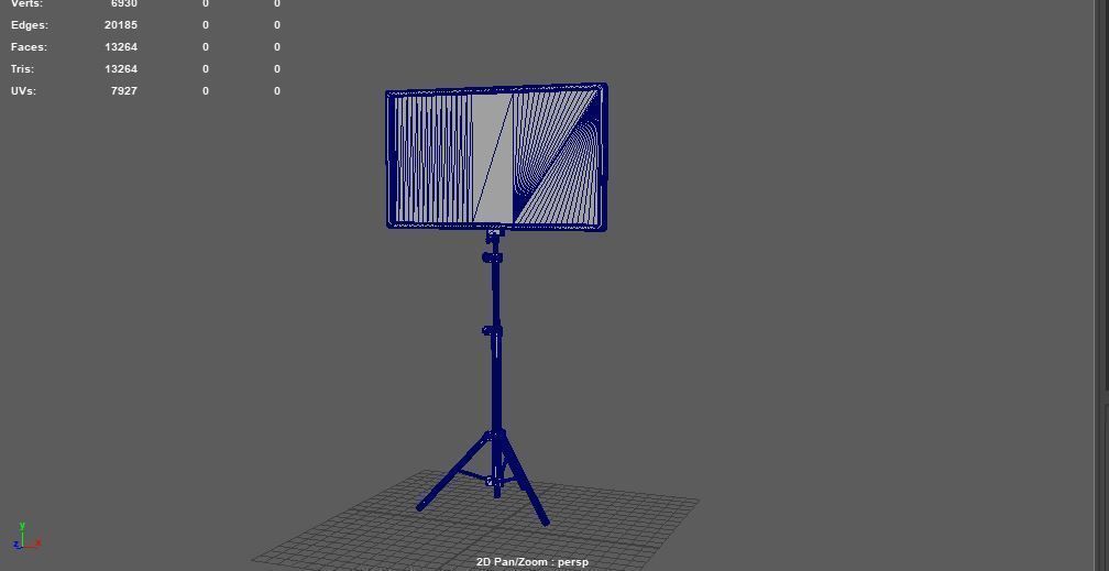 led panal 3D model_14