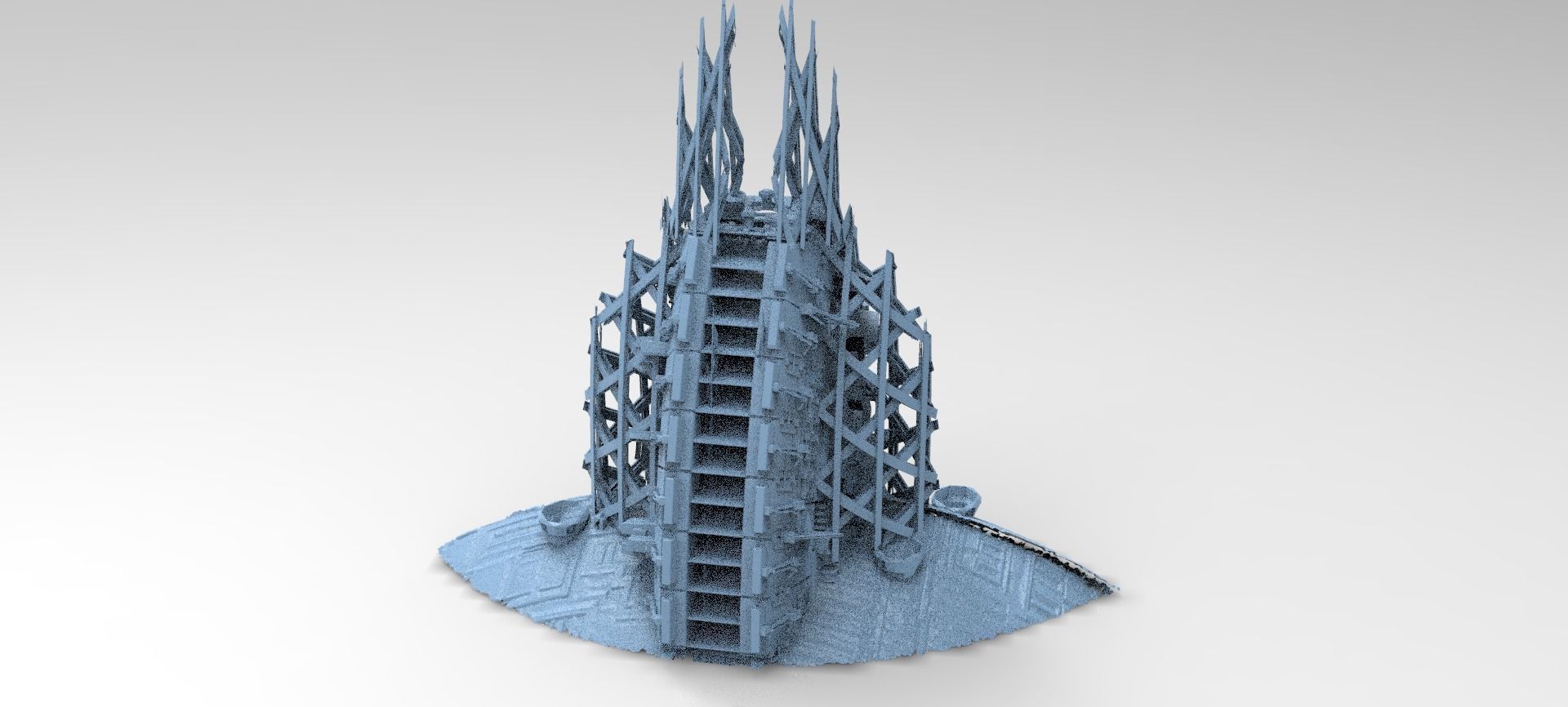 Dune Machine Relay emitter towers  3D model_2