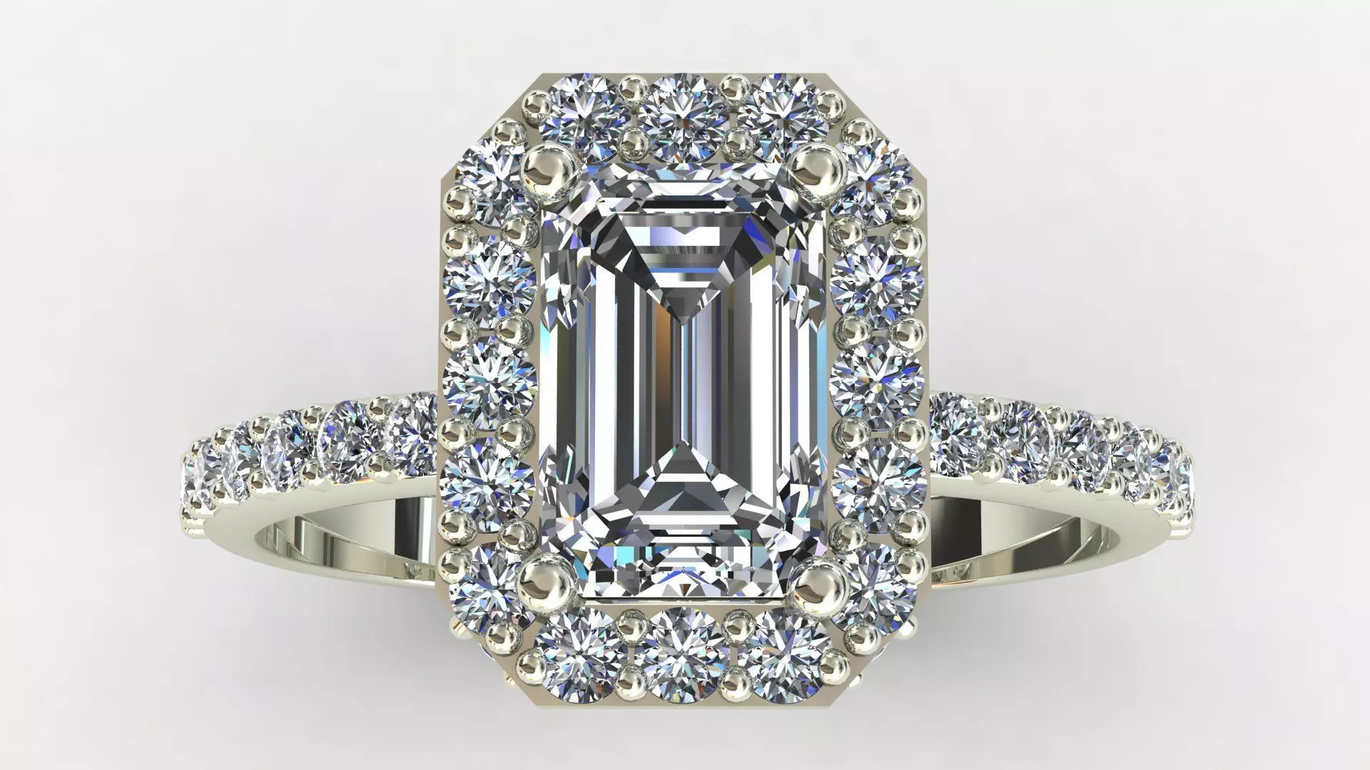 Emerald Cut 3D print model_0