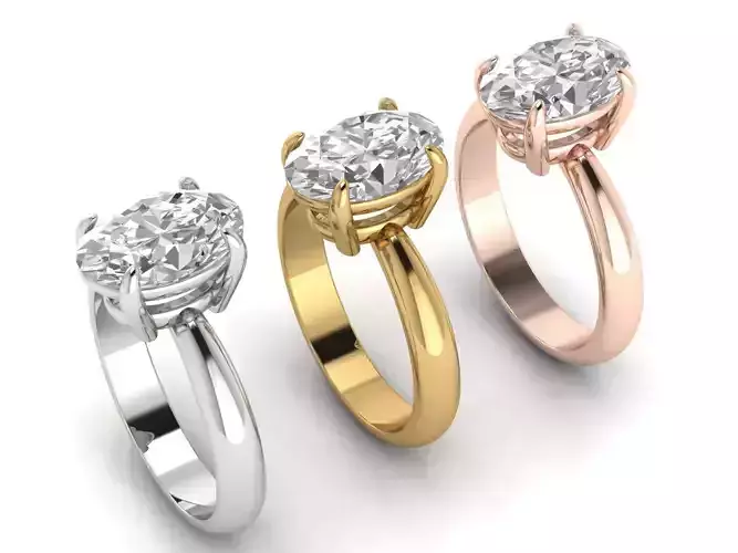 Classic Solitaire Diamond Ring