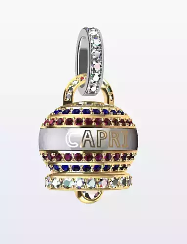 Bell pendant - 3D print 3D print model