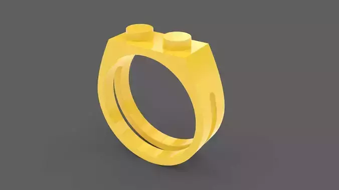 Building Block Ring - 1x2 Plate