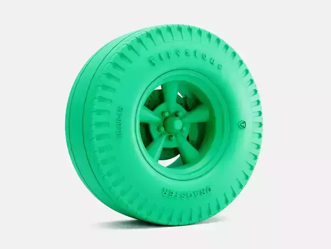 15x10 Pacer Supreme Wheel Firestone Dragster Cheater Tire