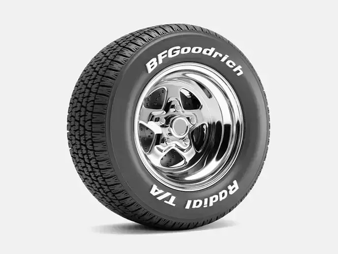 15x10 Weld Pro Star Wheel BFGoodrich Radial Tire
