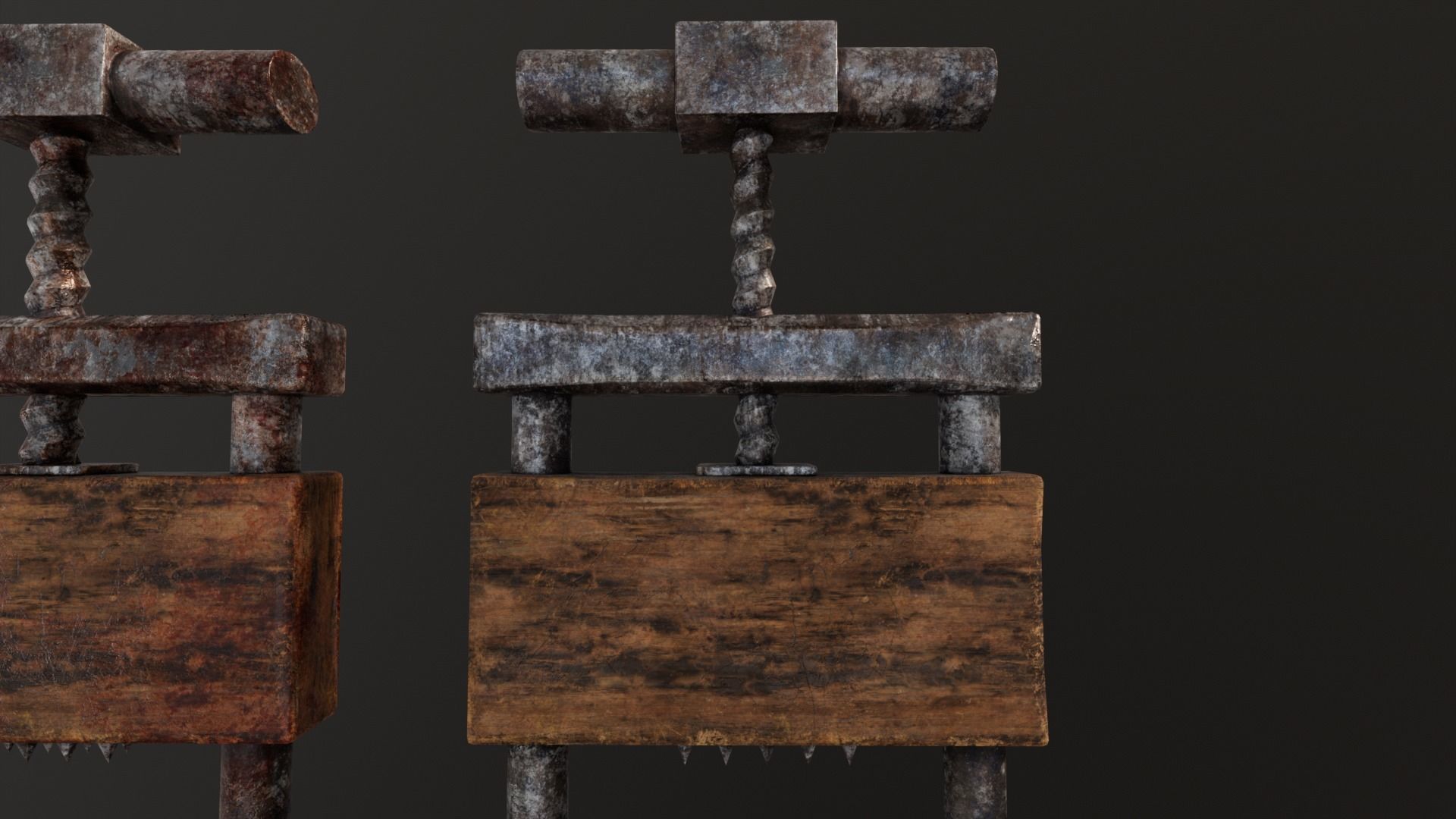 Torture Neck Crusher Low-poly 3D model_14