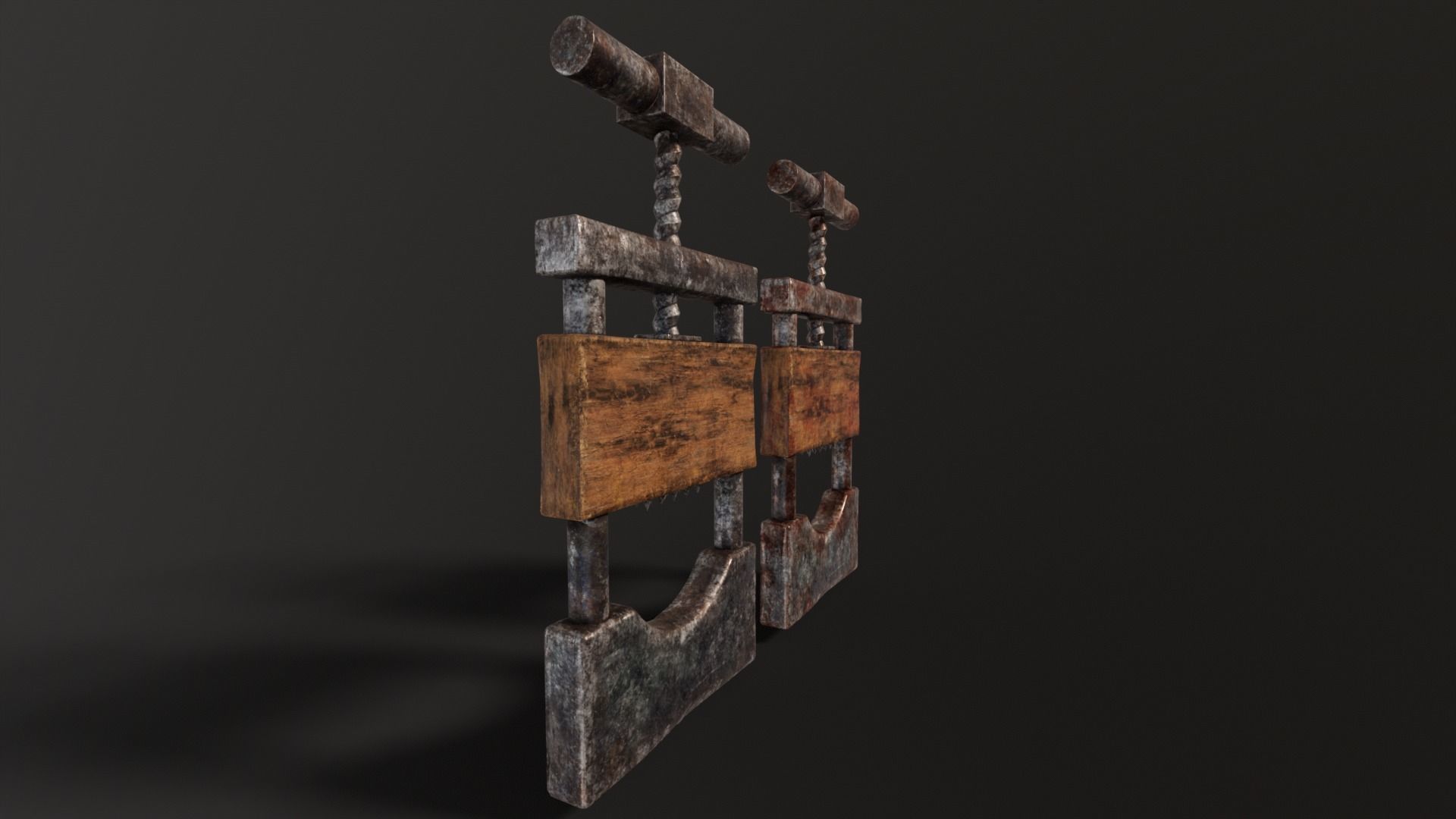 Torture Neck Crusher Low-poly 3D model_10