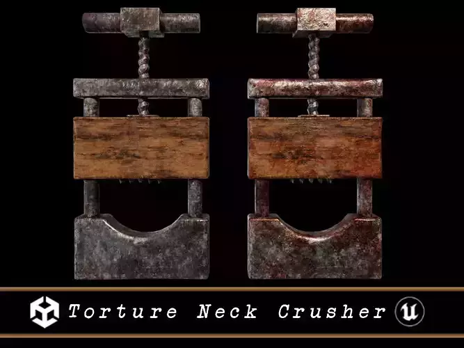 Torture Neck Crusher Low-poly 3D model