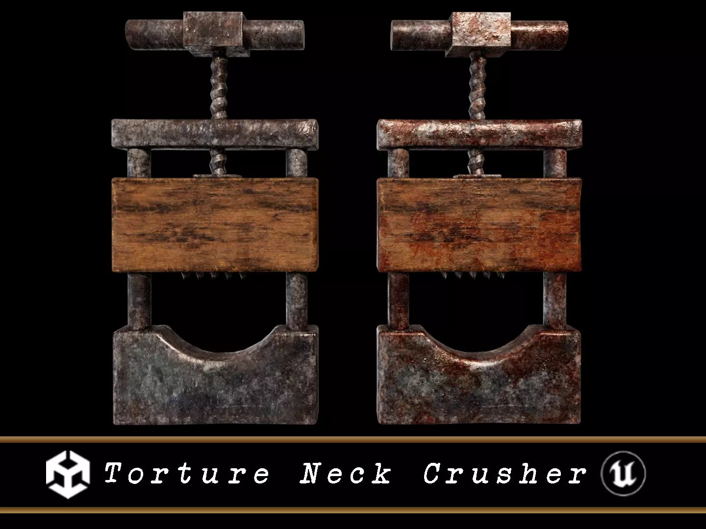 Torture Neck Crusher Low-poly 3D model_0