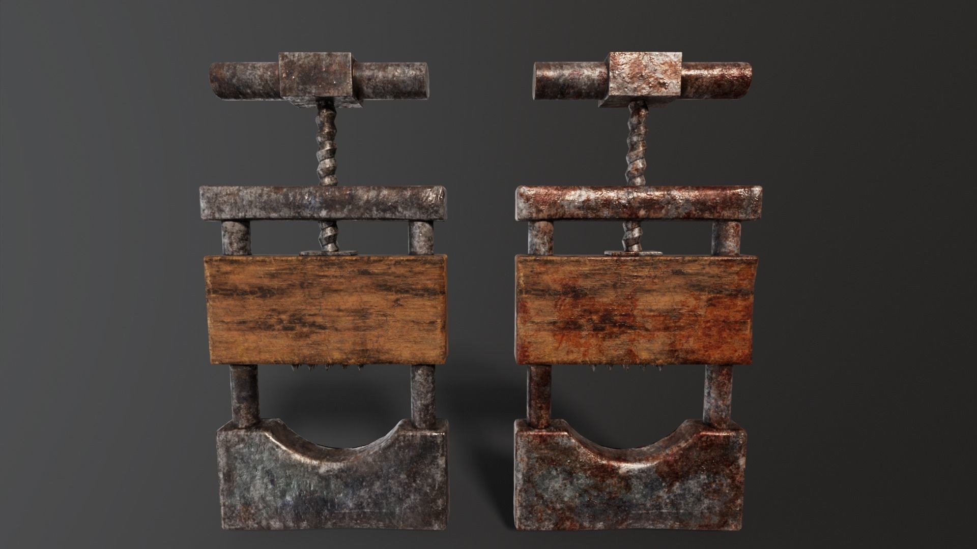 Torture Neck Crusher Low-poly 3D model_2