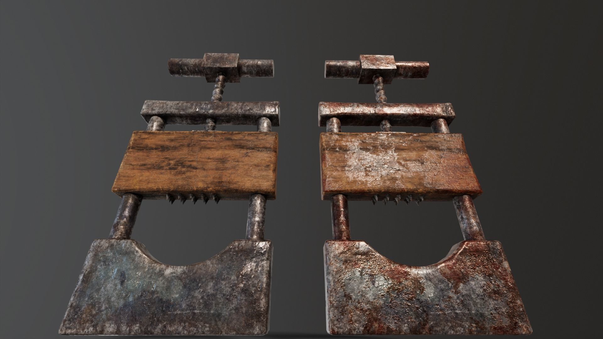 Torture Neck Crusher Low-poly 3D model_4