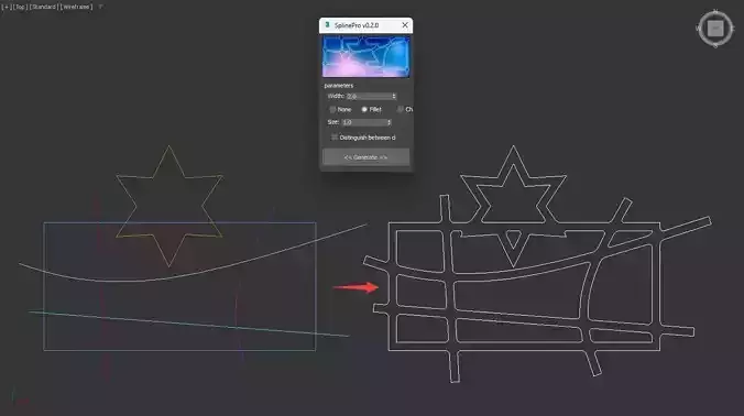 SplinePro MaxScript for 3dsMax 3D model