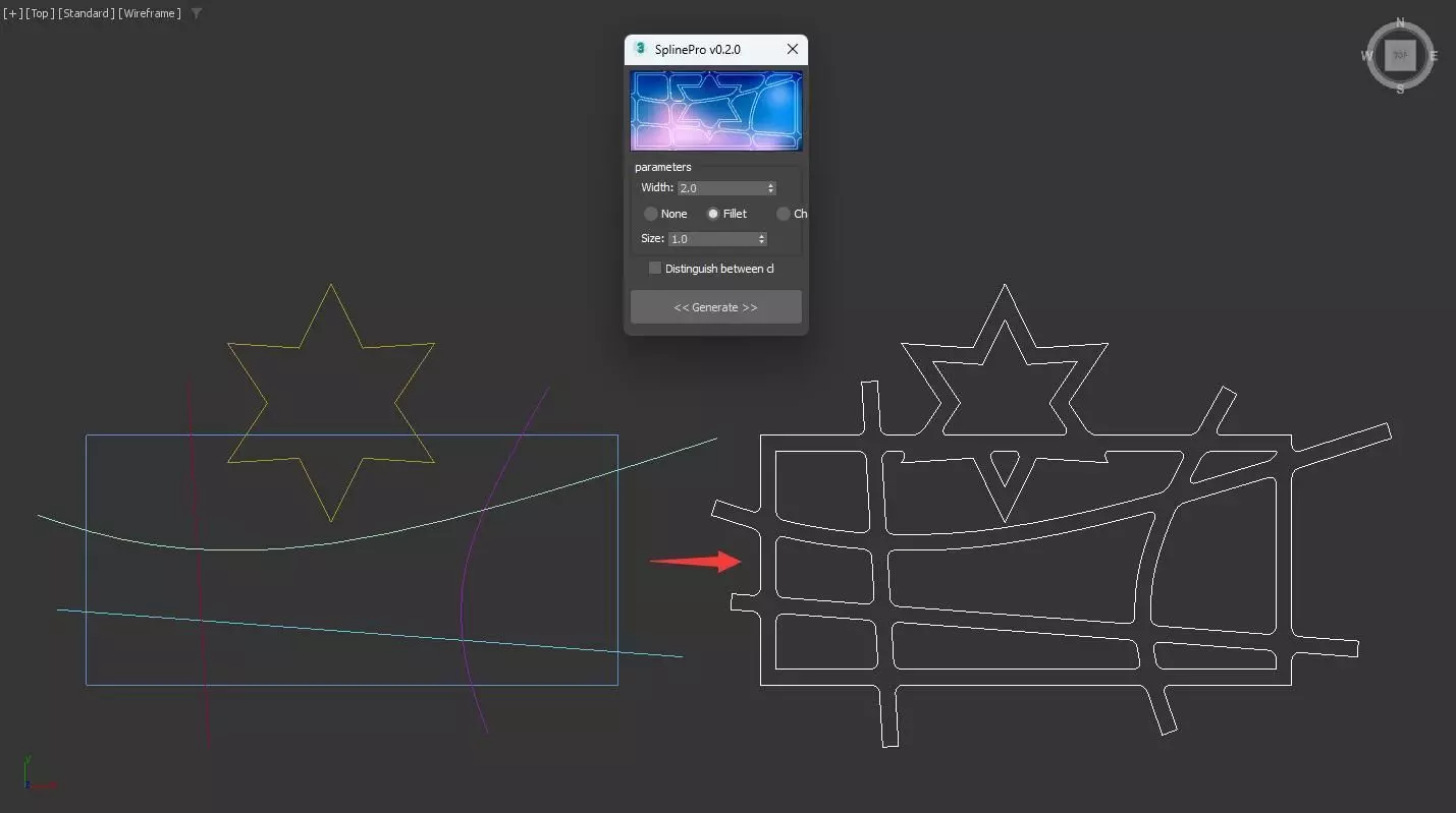 SplinePro MaxScript for 3dsMax 3D model_0