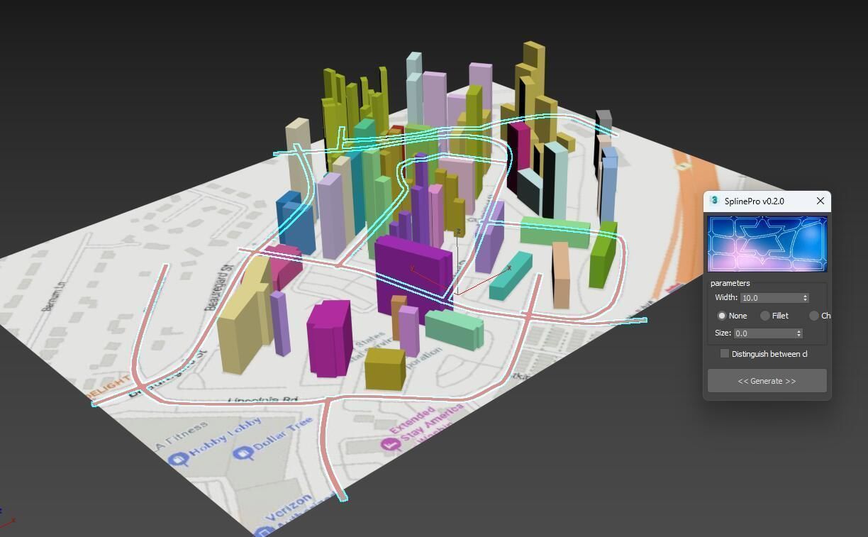 SplinePro MaxScript for 3dsMax 3D model_1