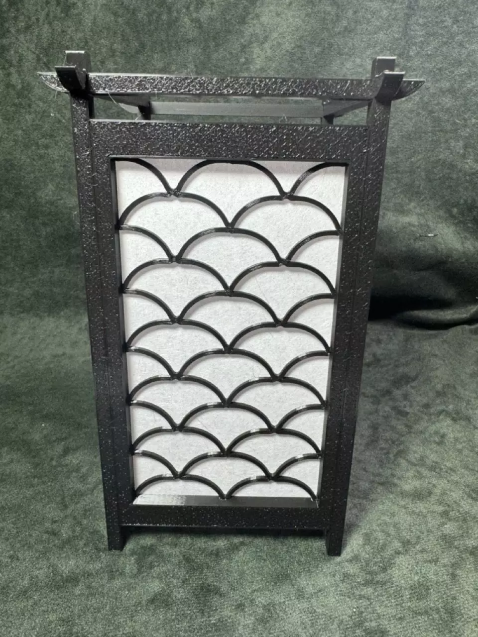 Kumiko Japanese Shoji Lantern - Seikaiha 3D print model_0