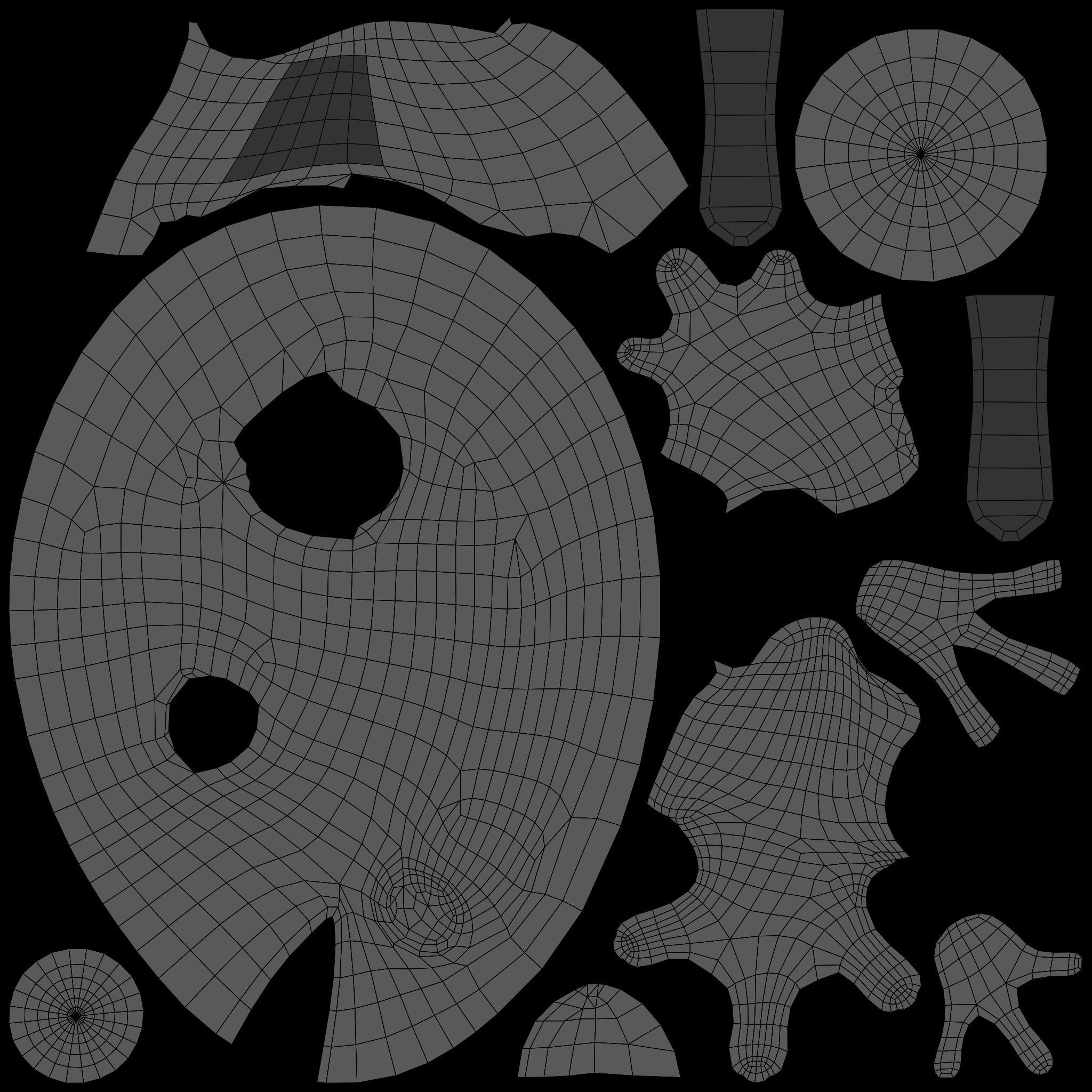 Animated Squirrel and Frog 3D Model Collection Low-poly 3D model_29