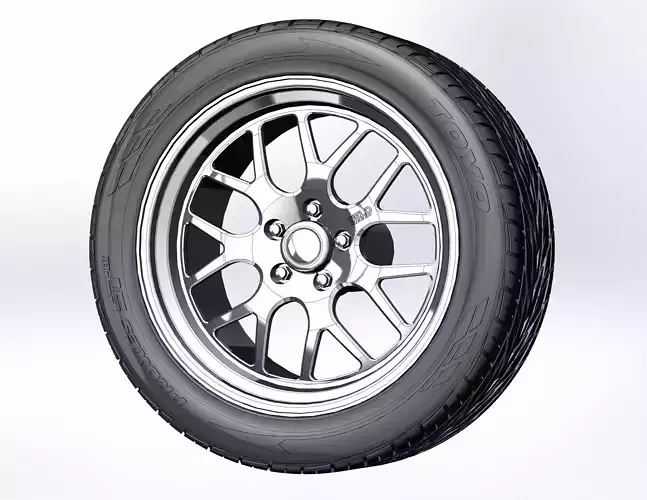 Custom wheels Weld Racing S77 for scale model