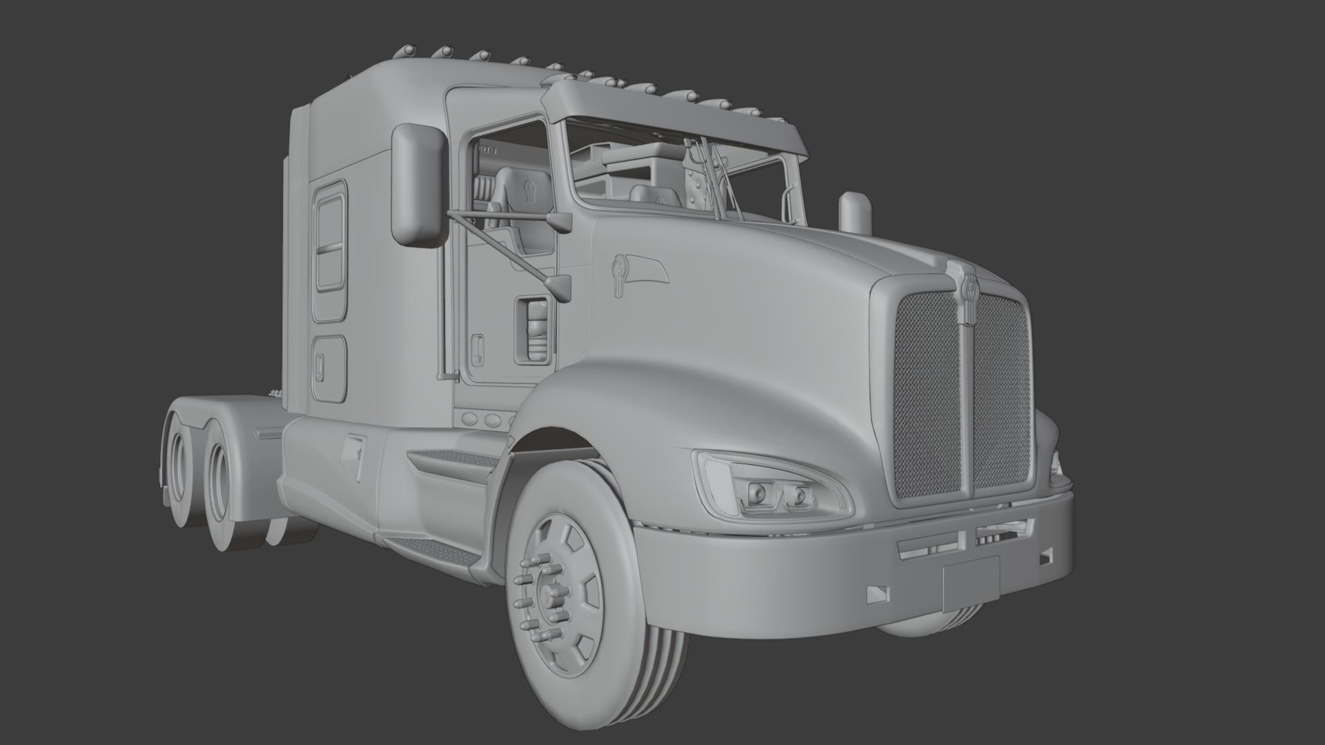Kenworth T660 Semi Truck 3D model_17