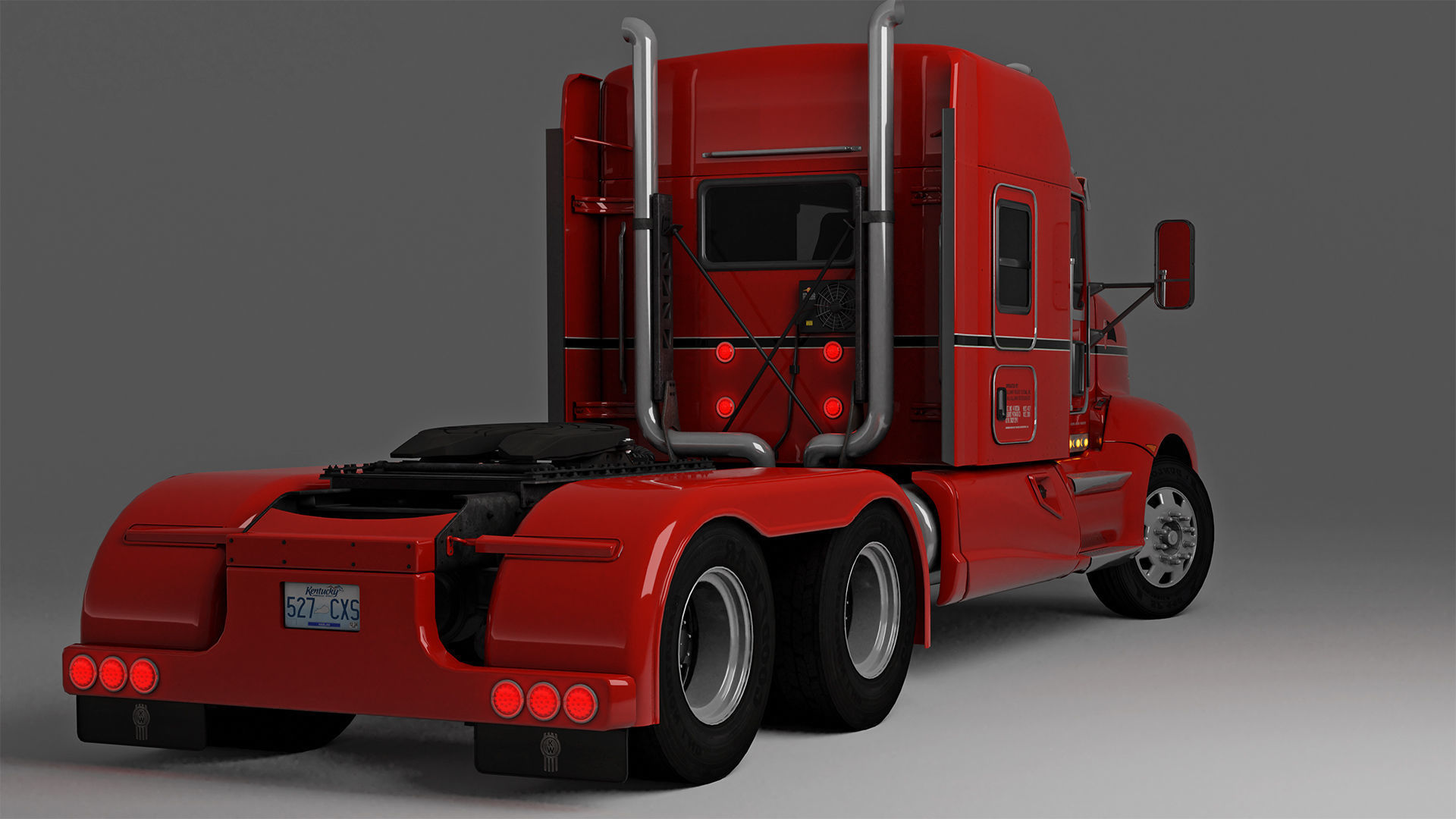 Kenworth T660 Semi Truck 3D model_4