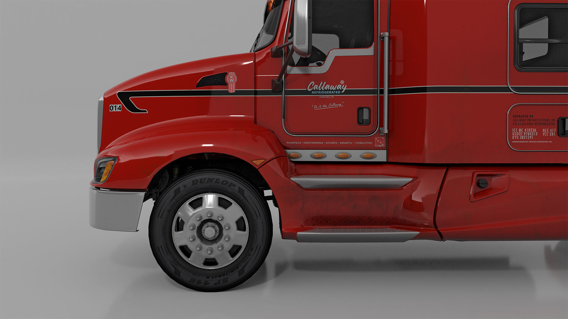 Kenworth T660 Semi Truck 3D model_13