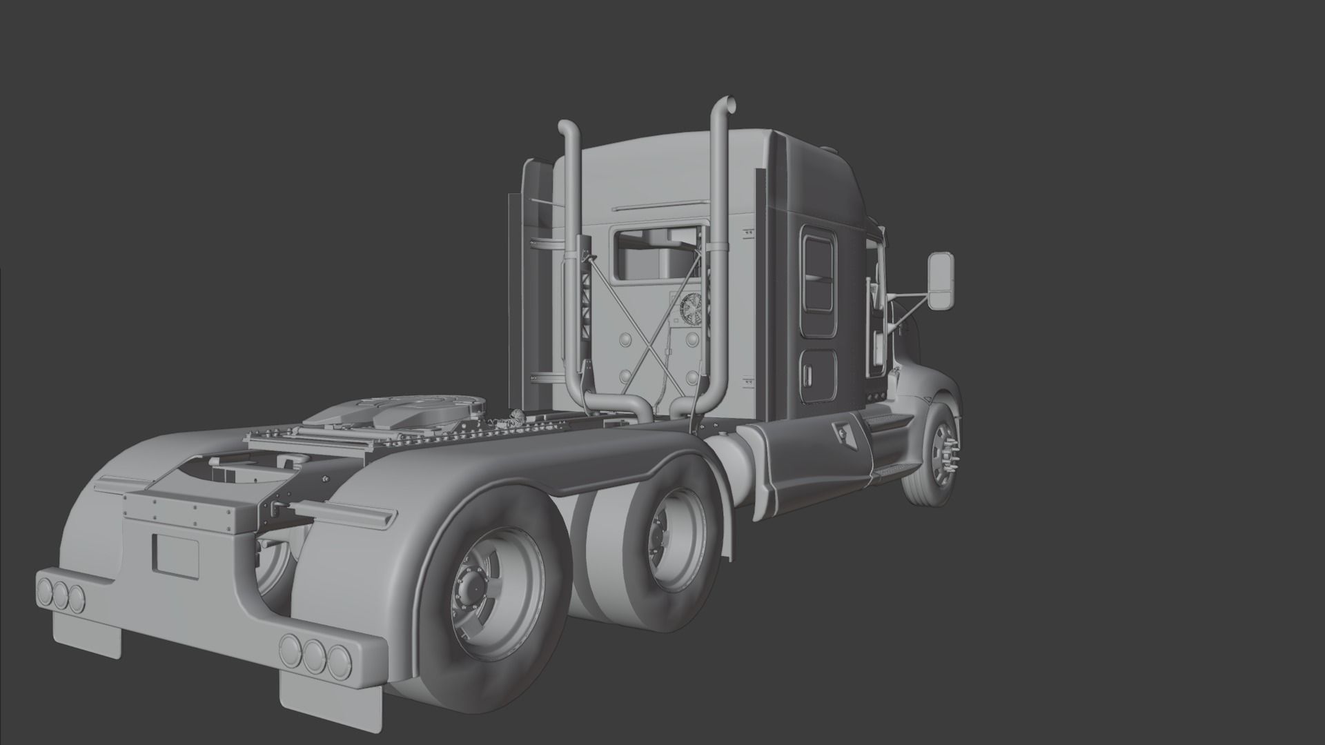 Kenworth T660 Semi Truck 3D model_16