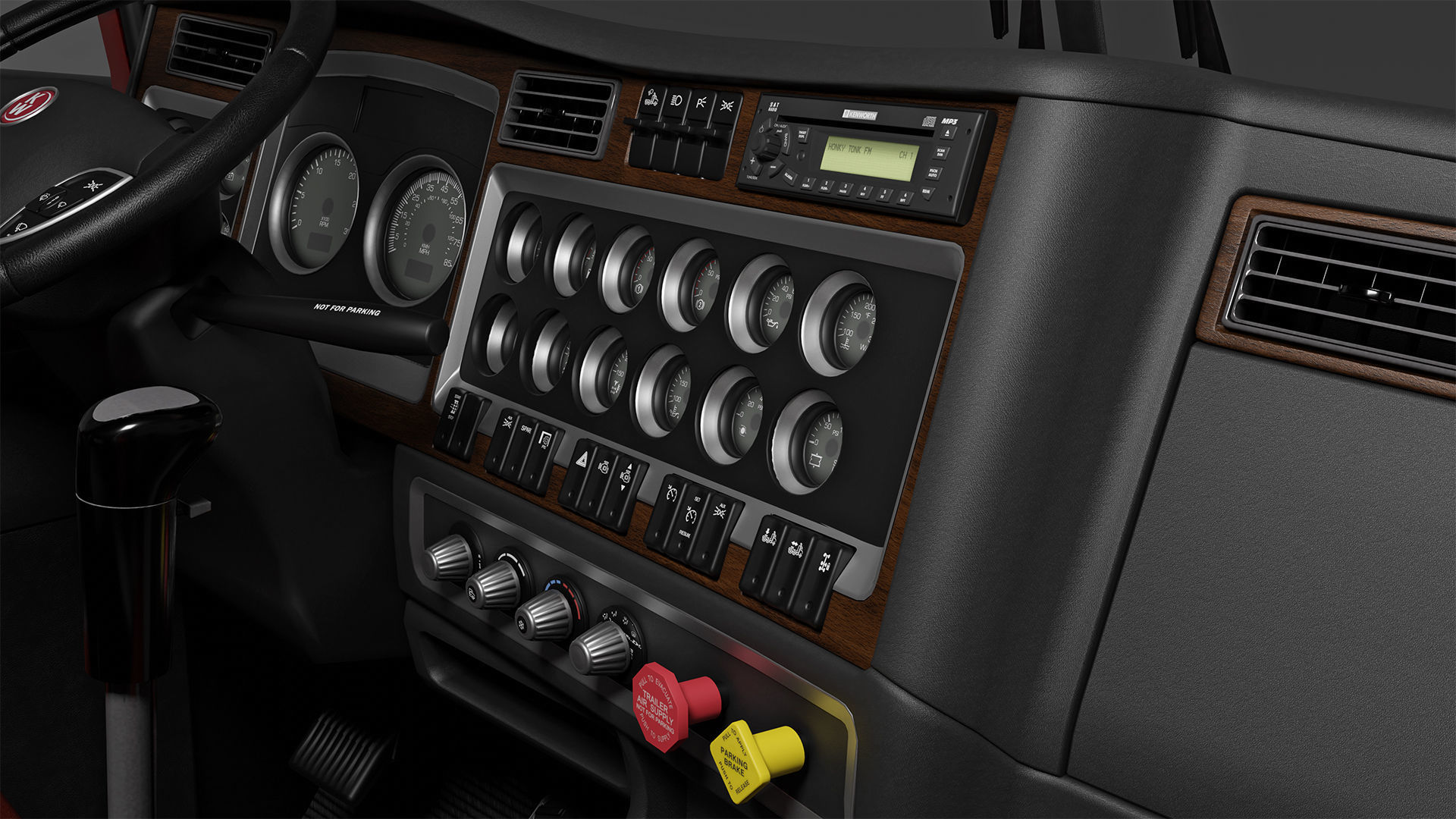 Kenworth T660 Semi Truck 3D model_3