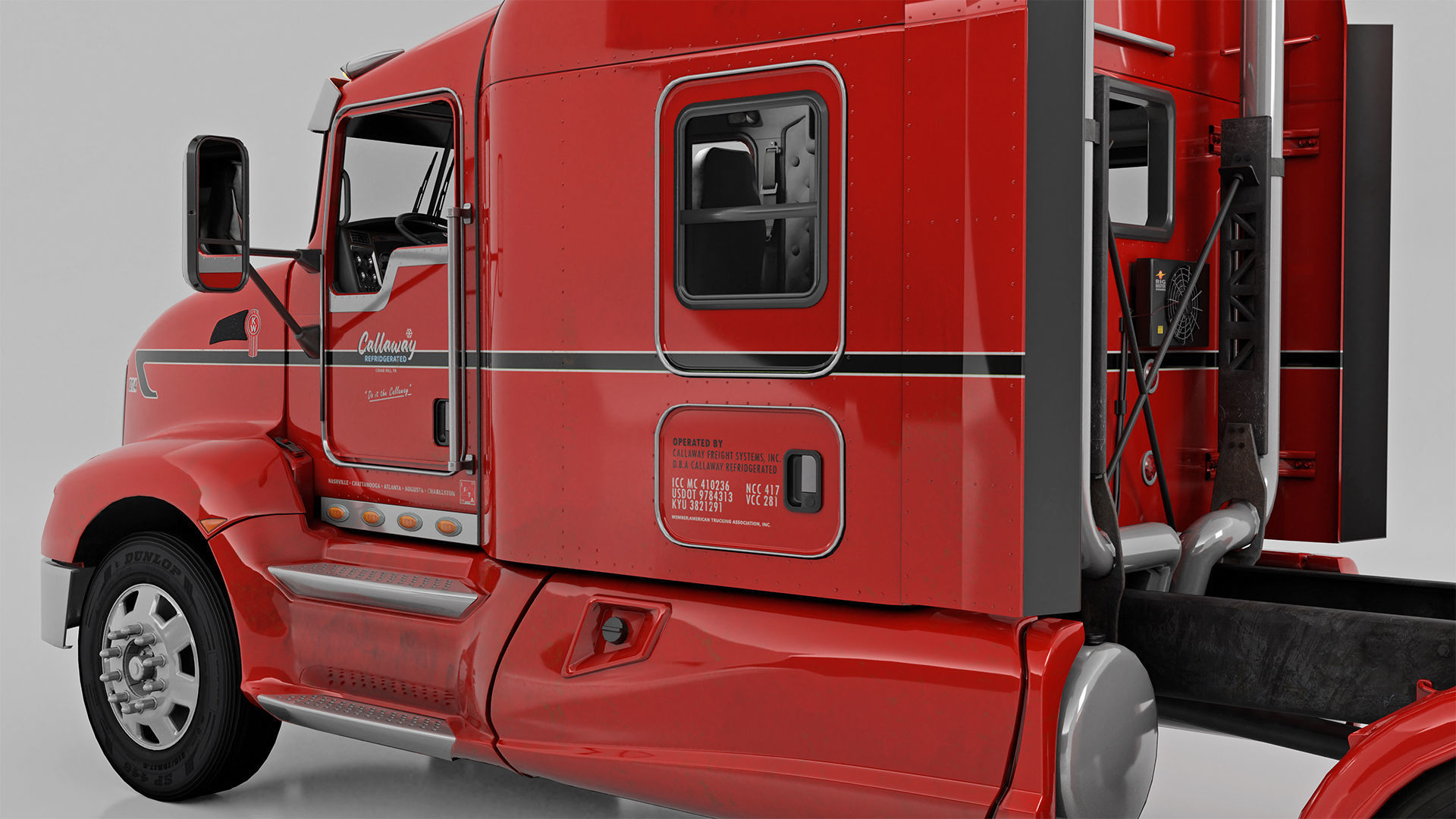 Kenworth T660 Semi Truck 3D model_9