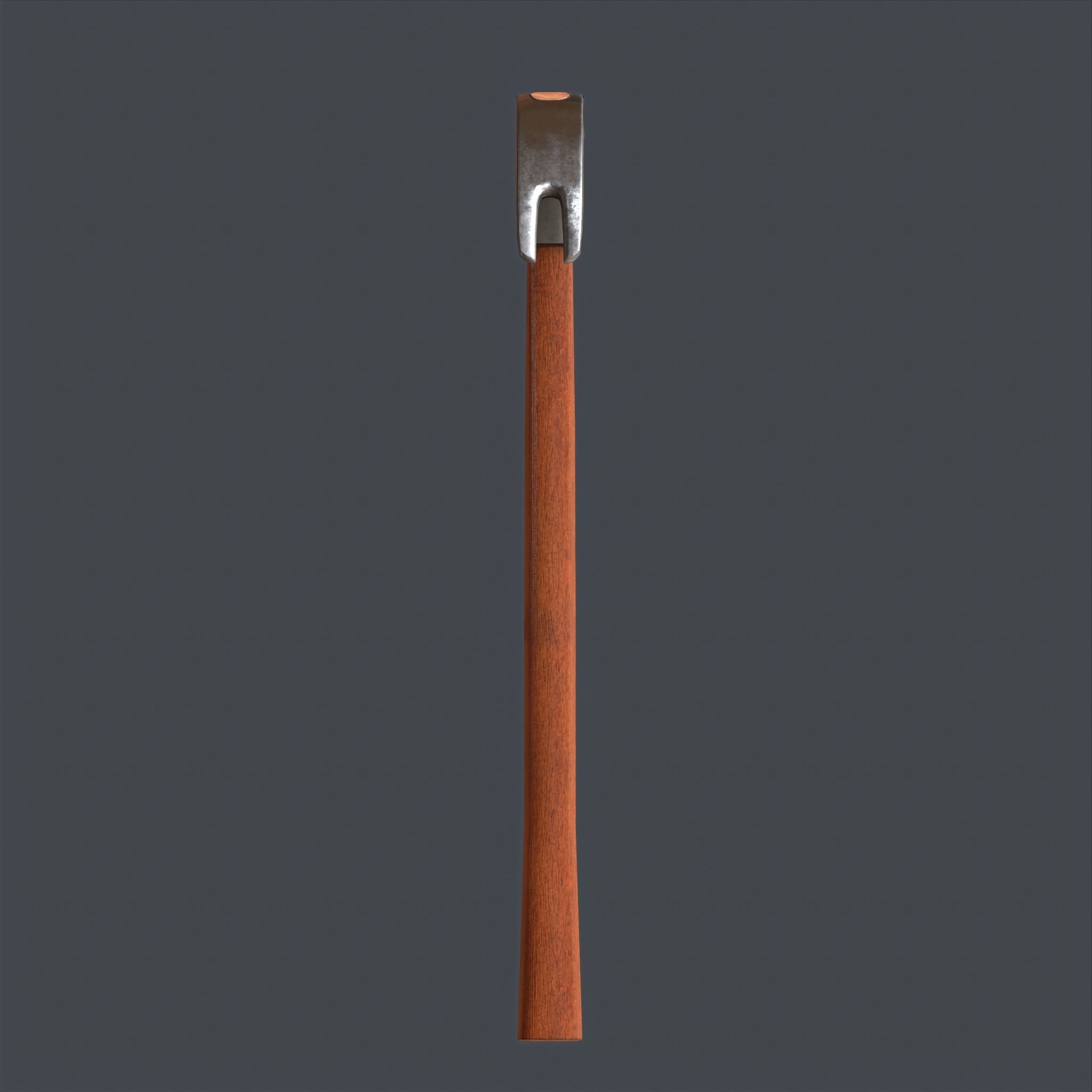 Claw Hammer Low-poly 3D model_3