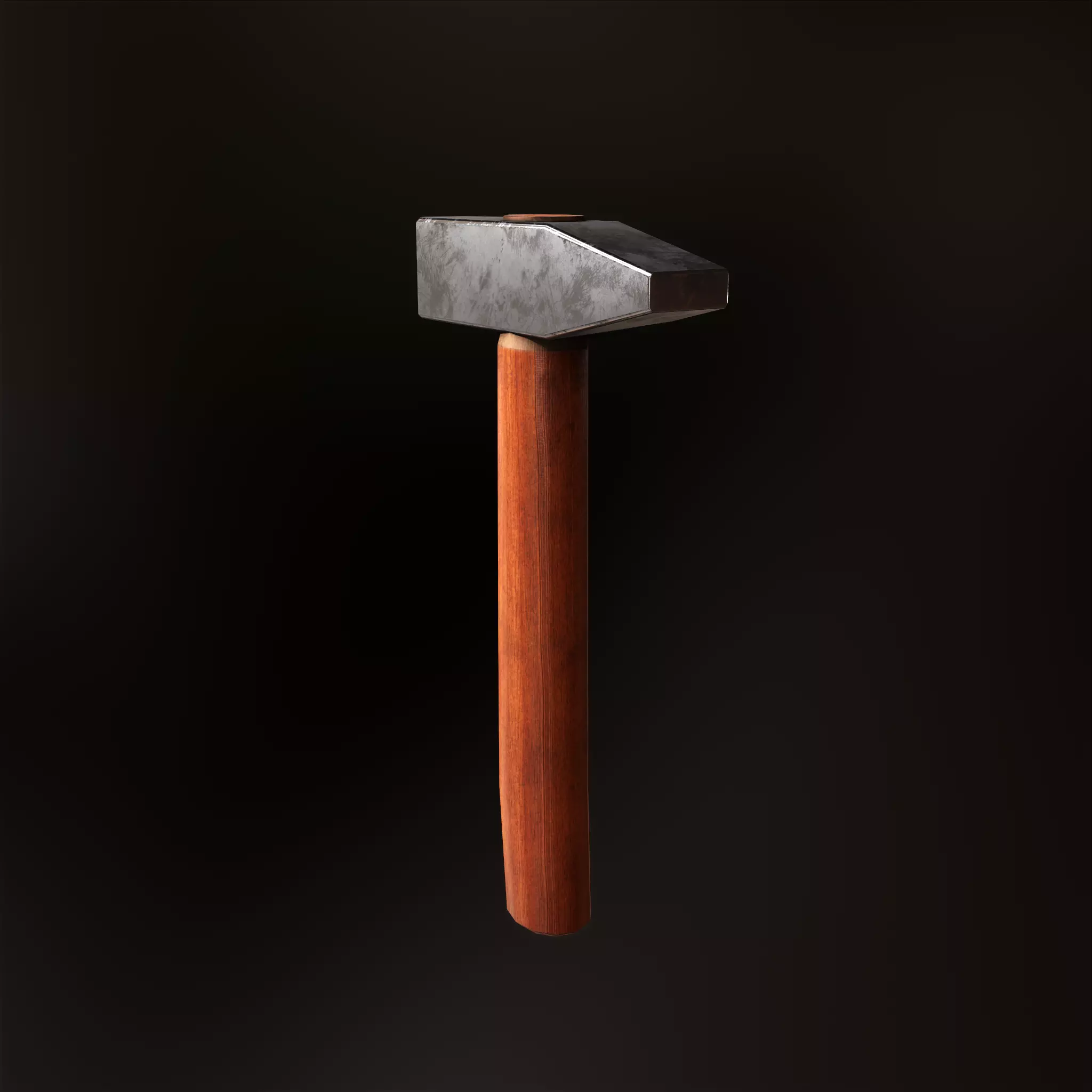 Lead Hammer Low-poly 3D model