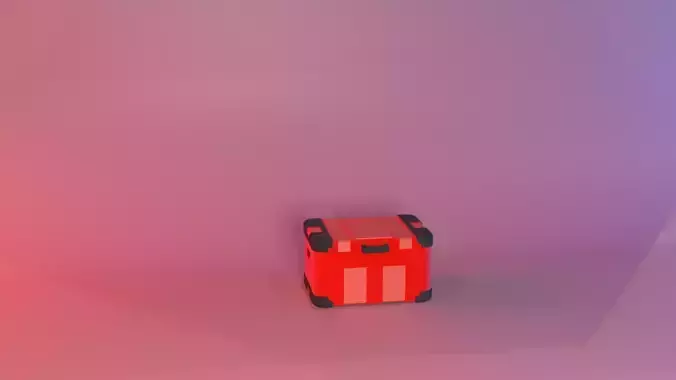 Crate with cartoonish animation