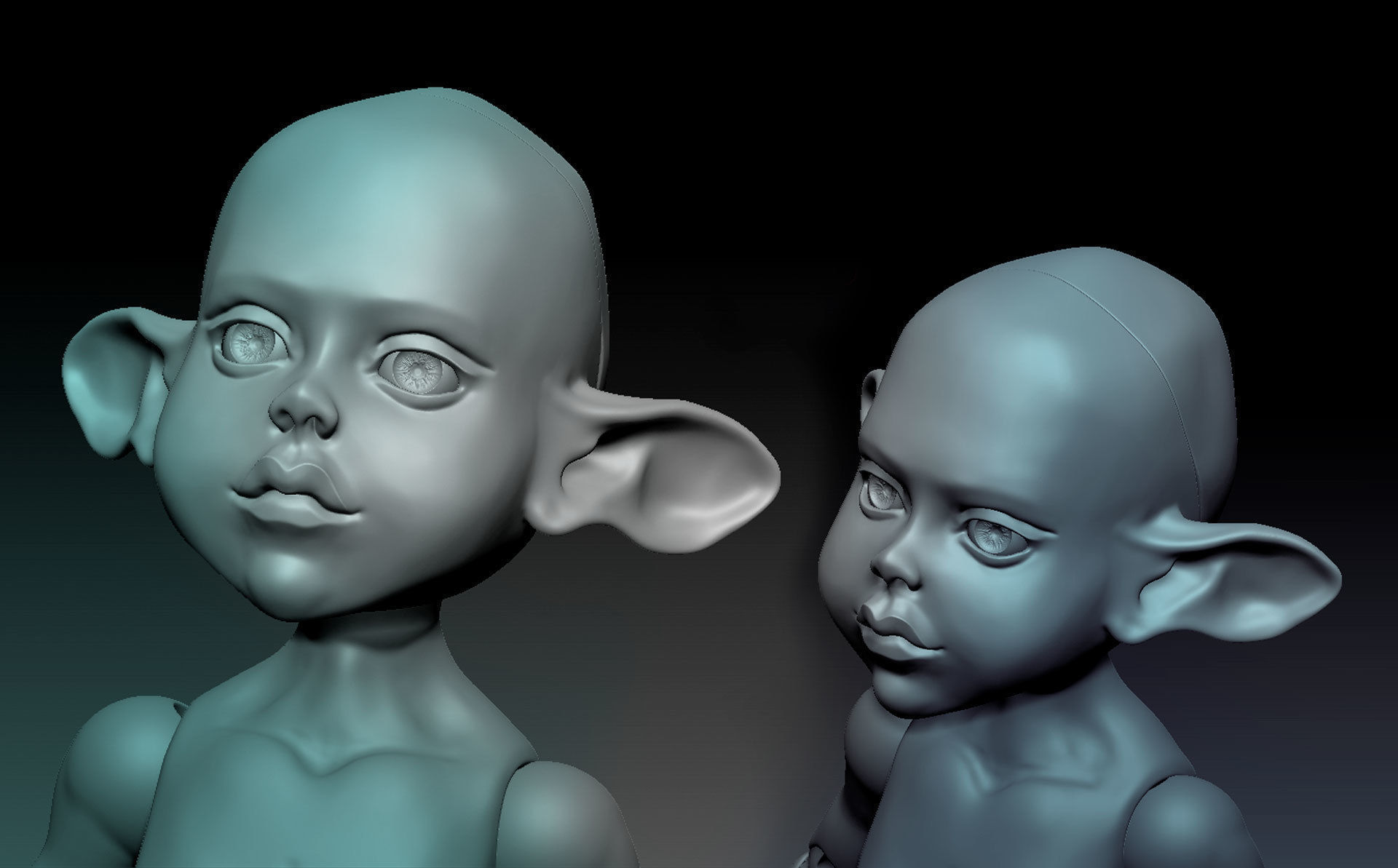 3d BJD doll - Polli 30 cm 3D print model_1