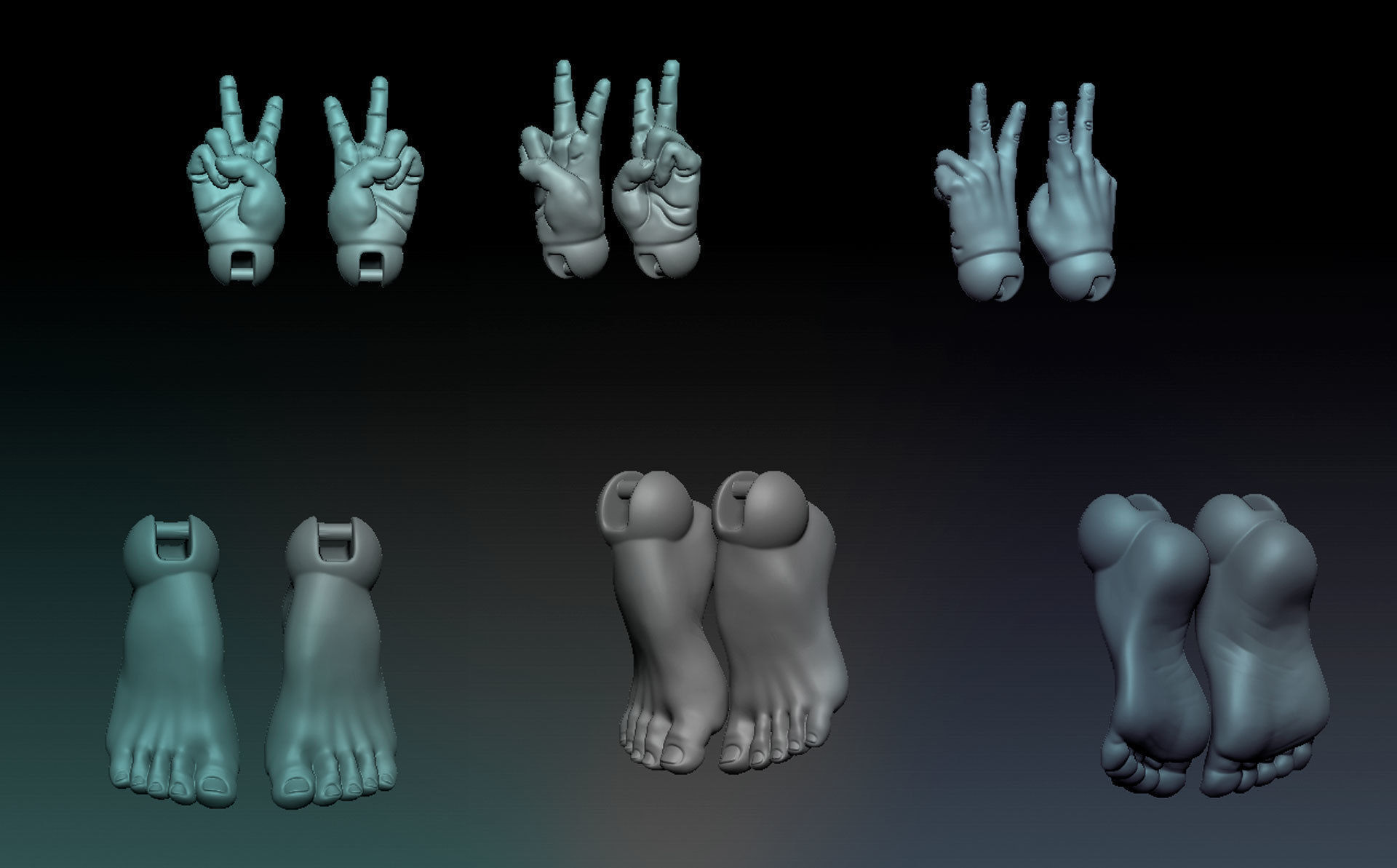 3d BJD doll - Polli 30 cm 3D print model_7