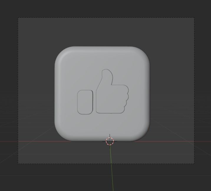 Social Media 3d Illustration Icon Pack 3D model_25