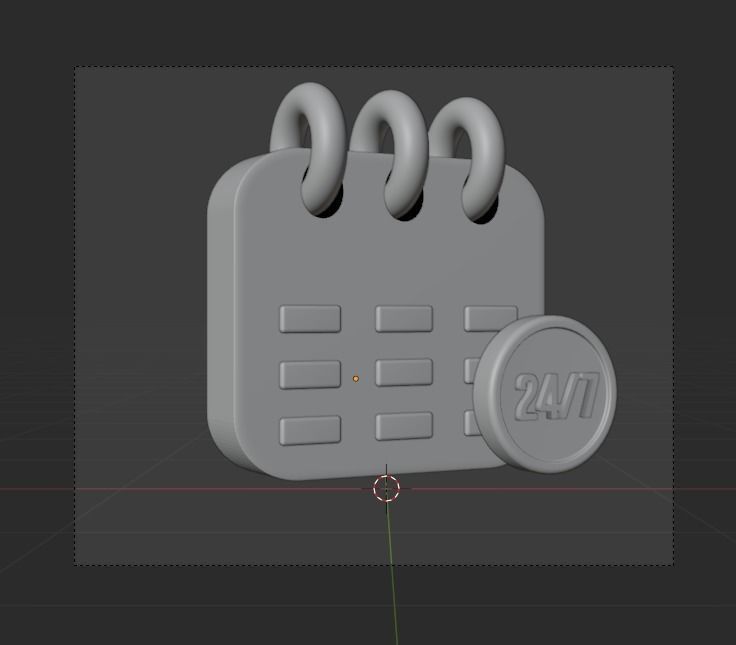 Social Media 3d Illustration Icon Pack 3D model_32