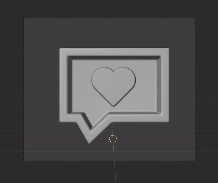 Social Media 3d Illustration Icon Pack 3D model_12