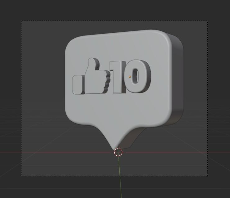 Social Media 3d Illustration Icon Pack 3D model_8