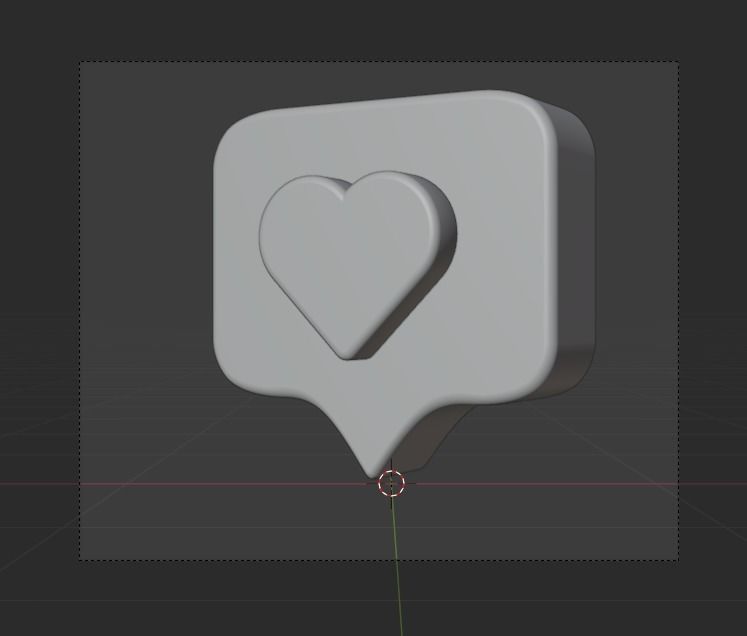 Social Media 3d Illustration Icon Pack 3D model_36